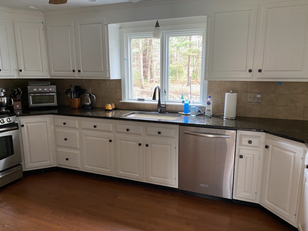 new white cabinets