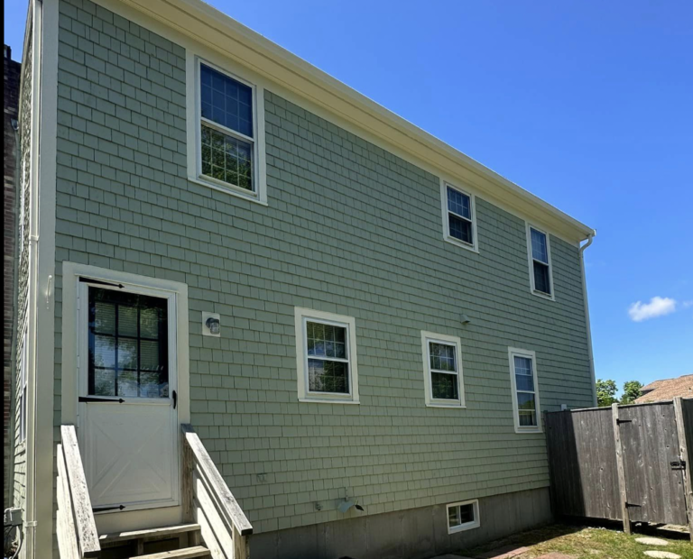 Westport Cape Cod Back of house finished